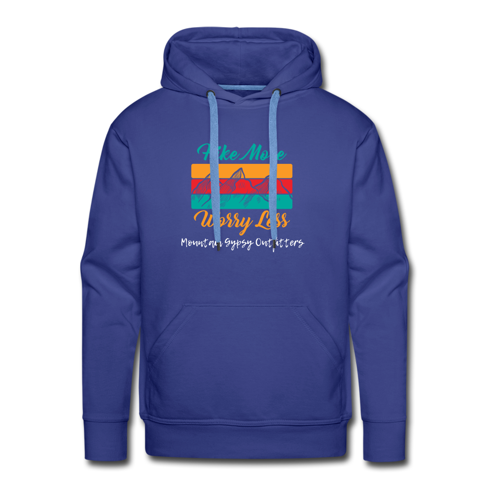 Worry Less Hoodie - royal blue