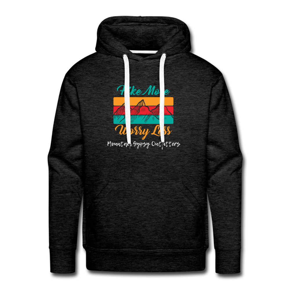Worry Less Hoodie - charcoal grey