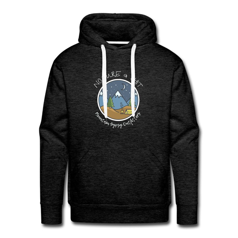 Nature & Shit Hoodie - charcoal grey
