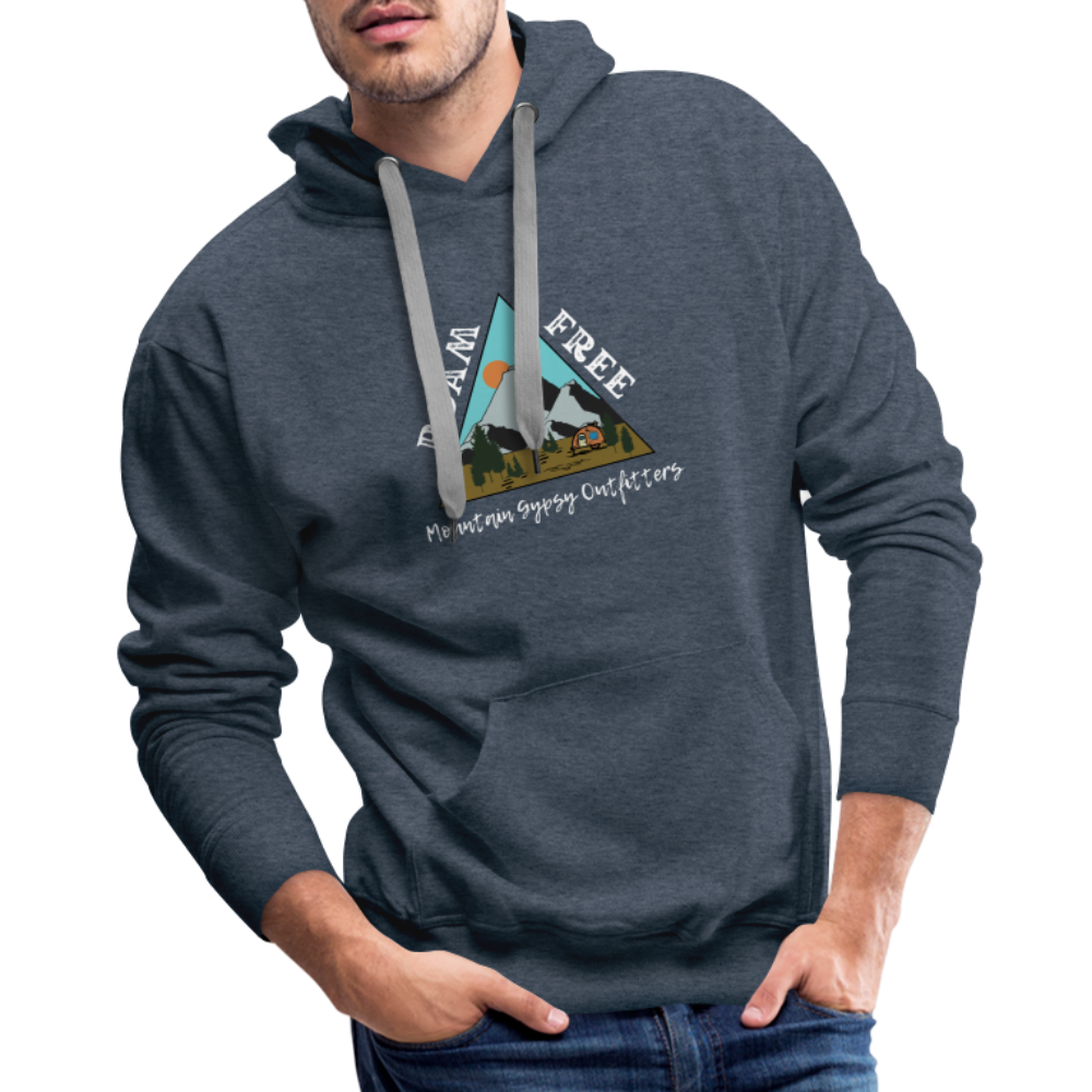 Roam Free Hoodie - heather denim