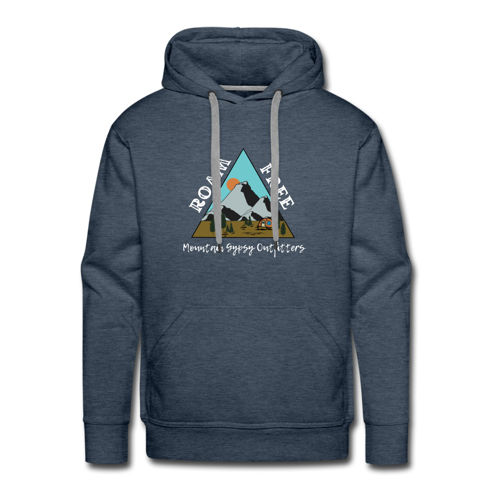 Roam Free Hoodie - heather denim