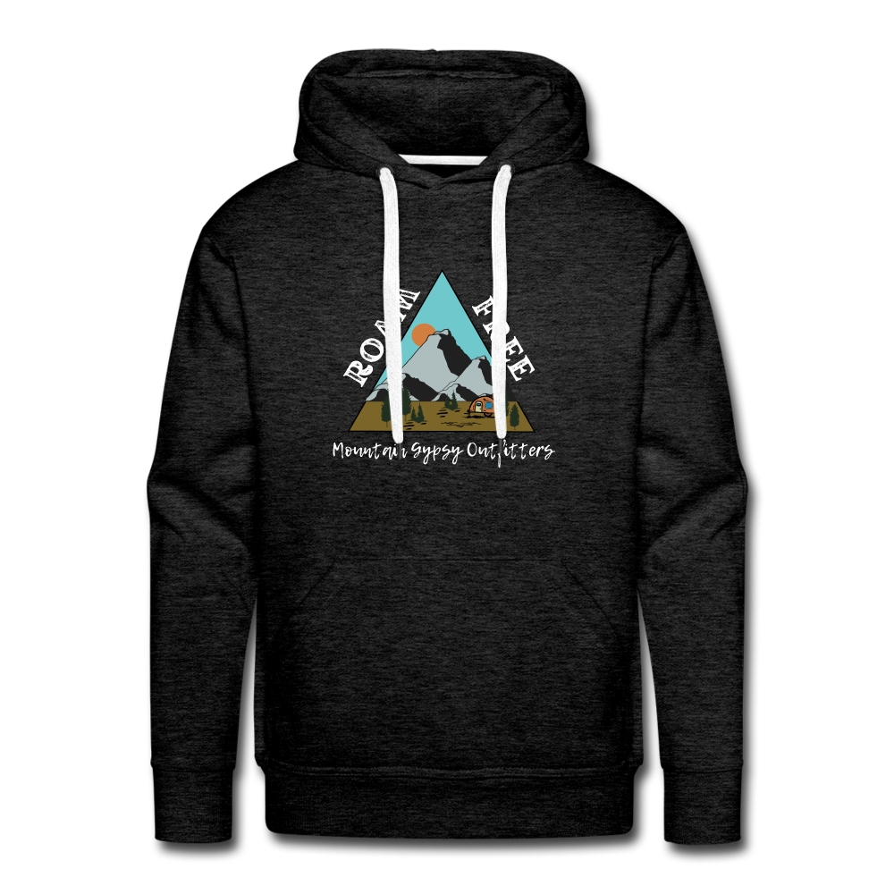 Roam Free Hoodie - charcoal grey