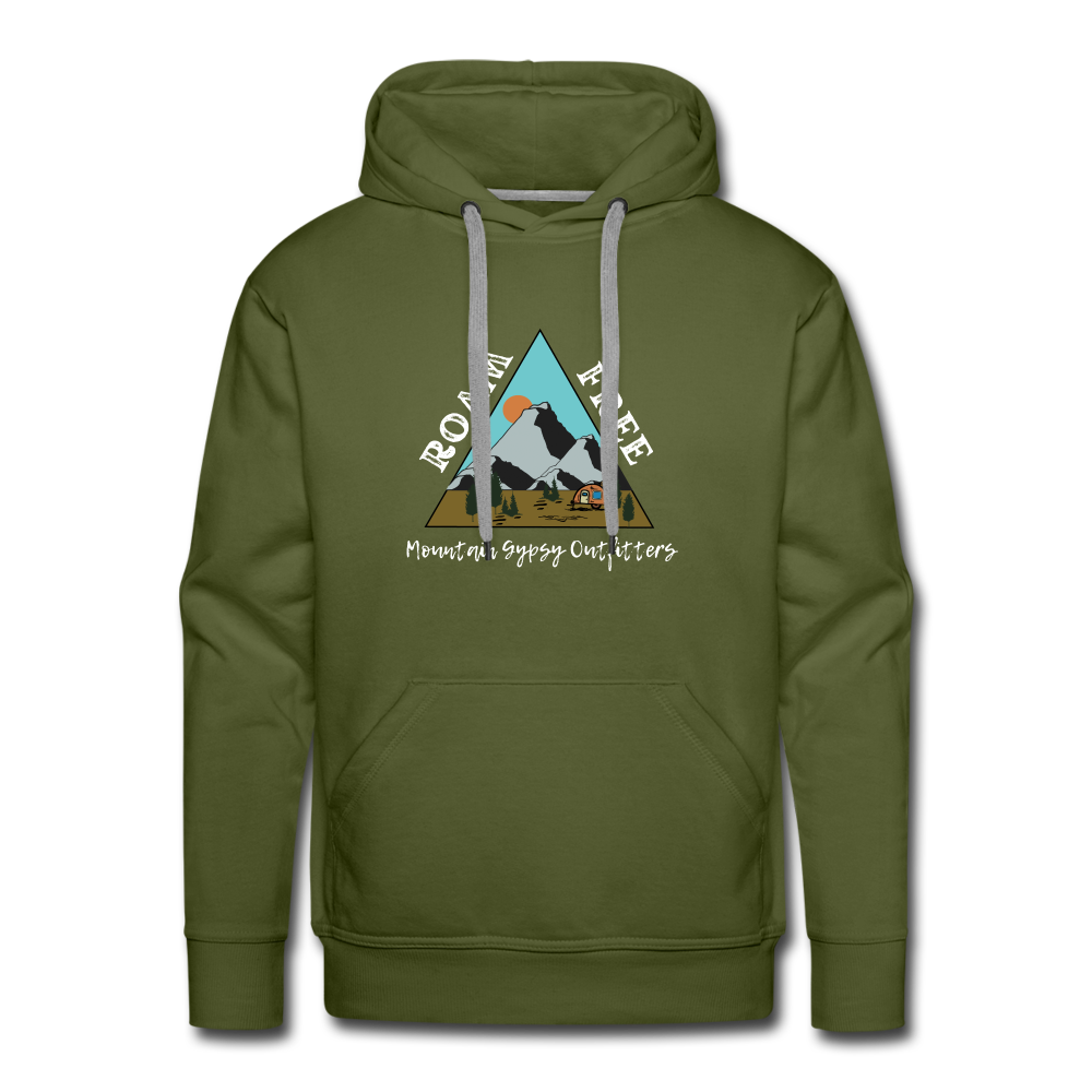 Roam Free Hoodie - olive green