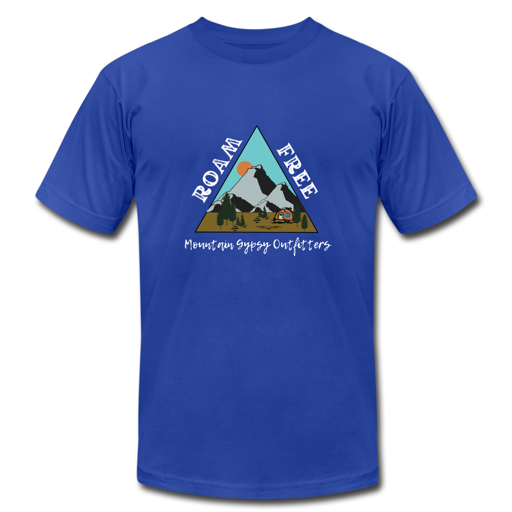 Roam Free Boyfriend Tee - royal blue