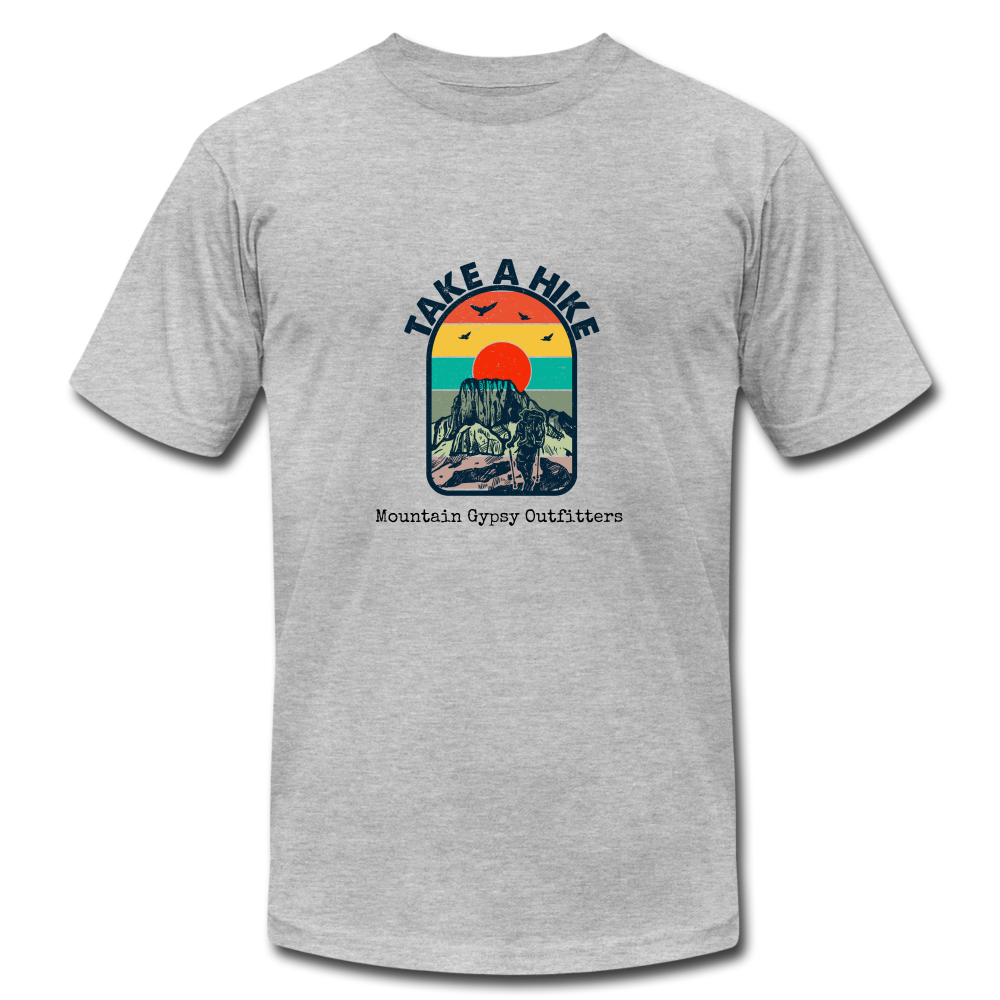Take a Hike Boyfriend Tee - heather gray