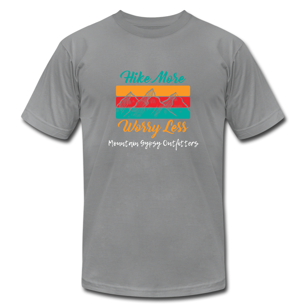 Worry Less Boyfriend Tee - slate