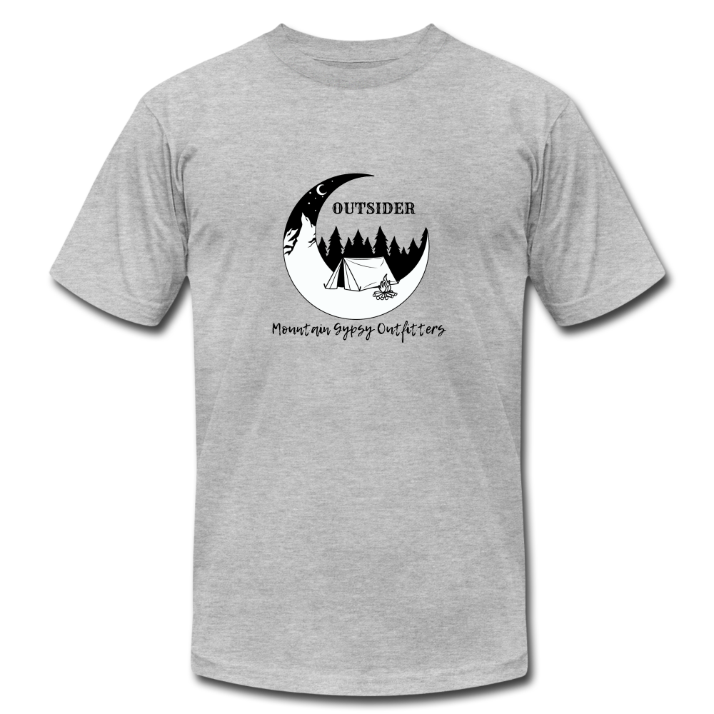Outsider Boyfriend Tee - heather gray