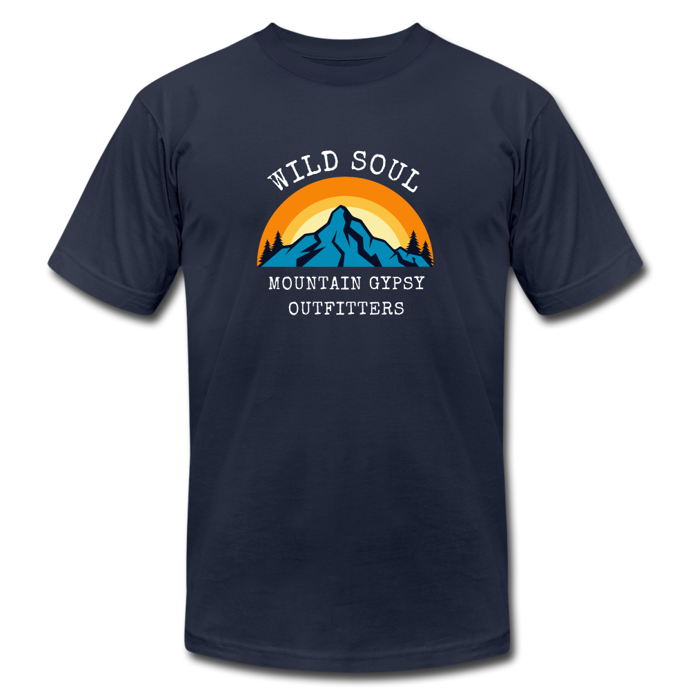 Wild Soul Boyfriend Tee - navy