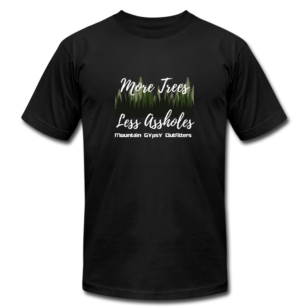 More Trees Boyfriend Tee - black