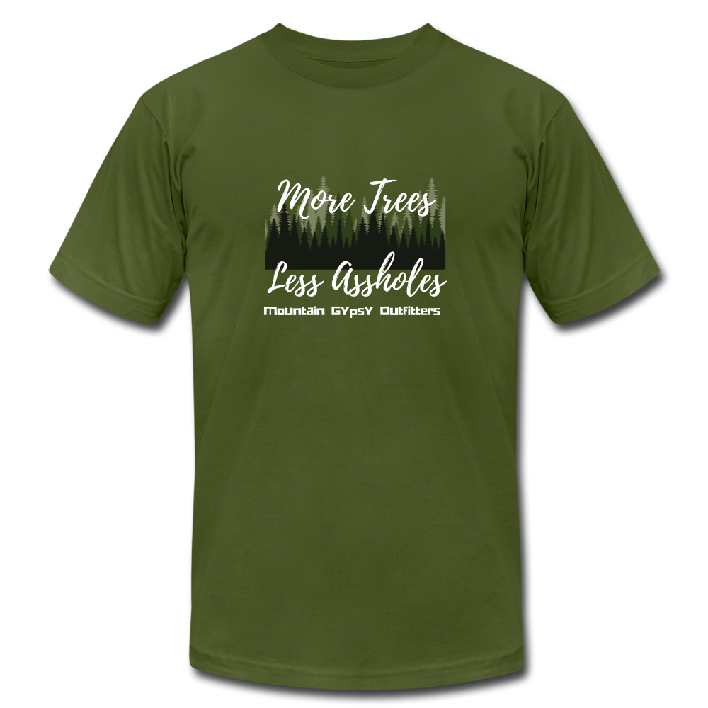More Trees Boyfriend Tee - olive