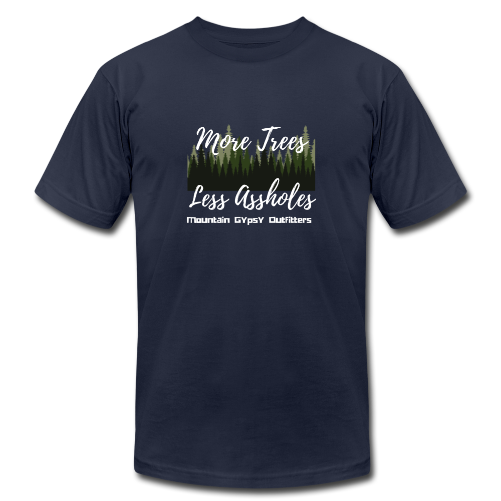 More Trees Boyfriend Tee - navy