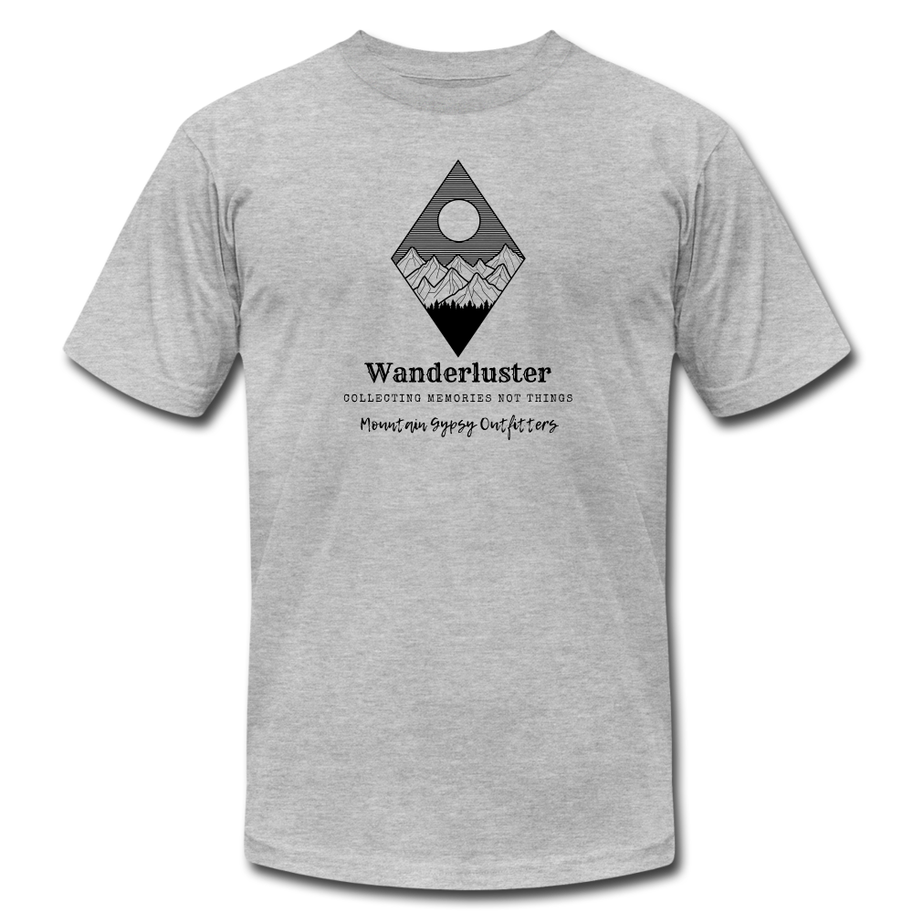 Wanderluster Boyfriend Tee - heather gray