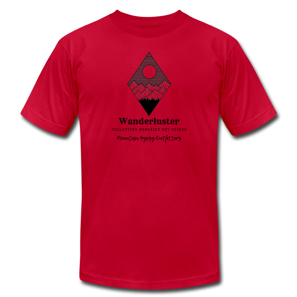 Wanderluster Boyfriend Tee - red