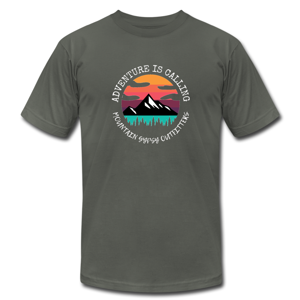 Adventure Is Calling Boyfriend Tee - asphalt