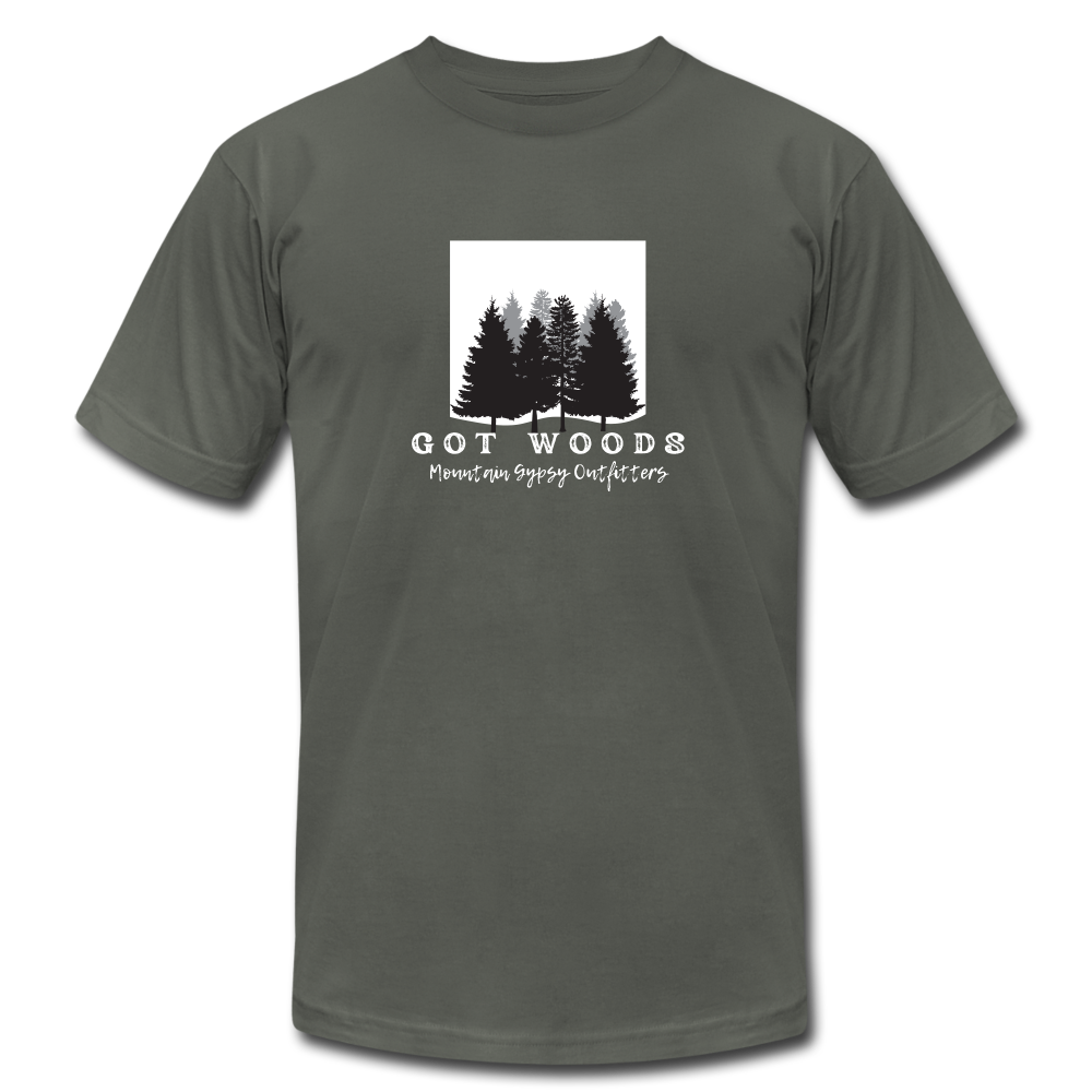 Got Woods Boyfriend Tee - asphalt