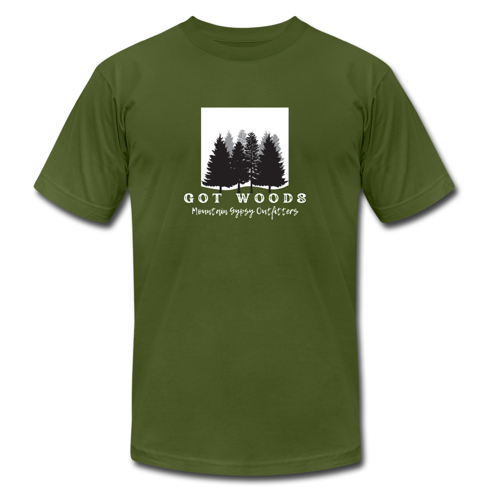 Got Woods Boyfriend Tee - olive