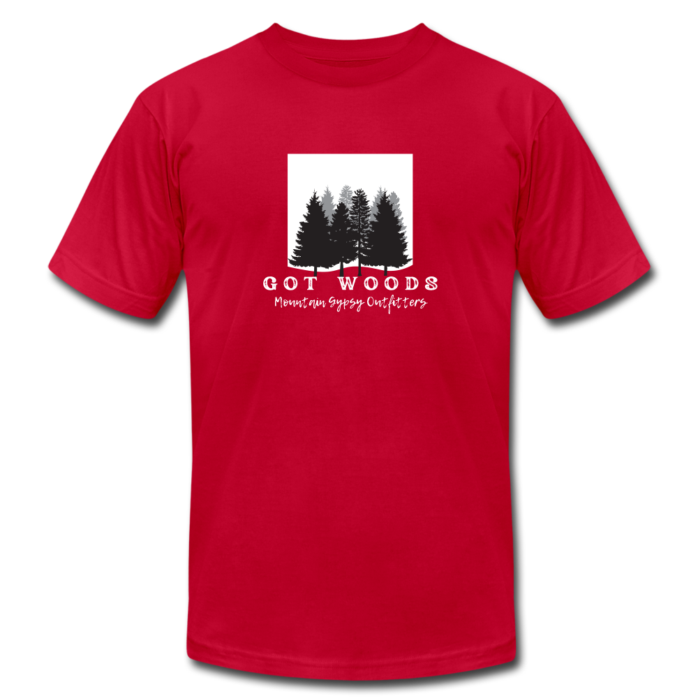 Got Woods Boyfriend Tee - red
