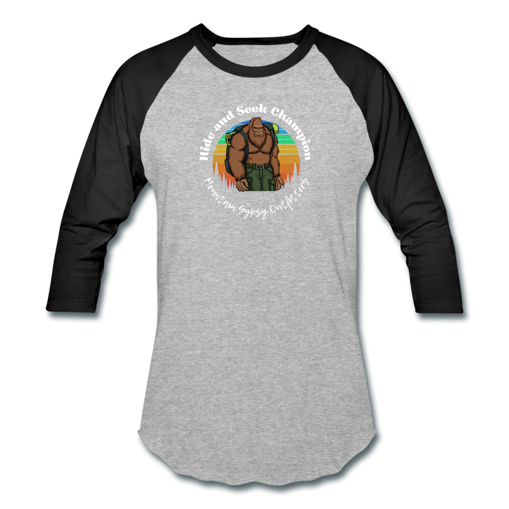 Hide and Seek Champ 3/4 Sleeve - heather gray/black