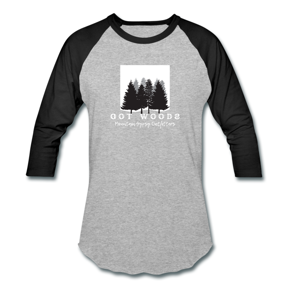Got Woods 3/4 Sleeve - heather gray/black