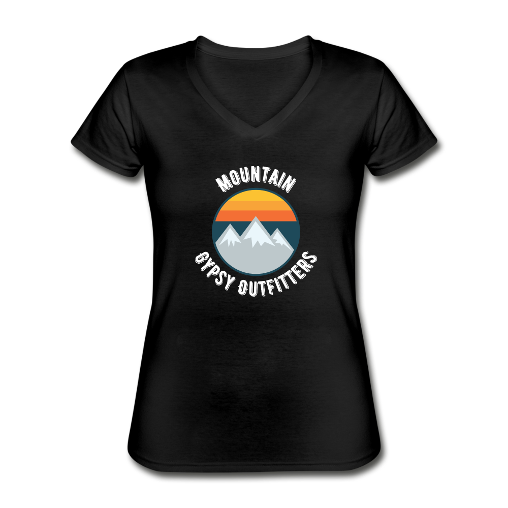 Retro MGO V-neck Tee - black