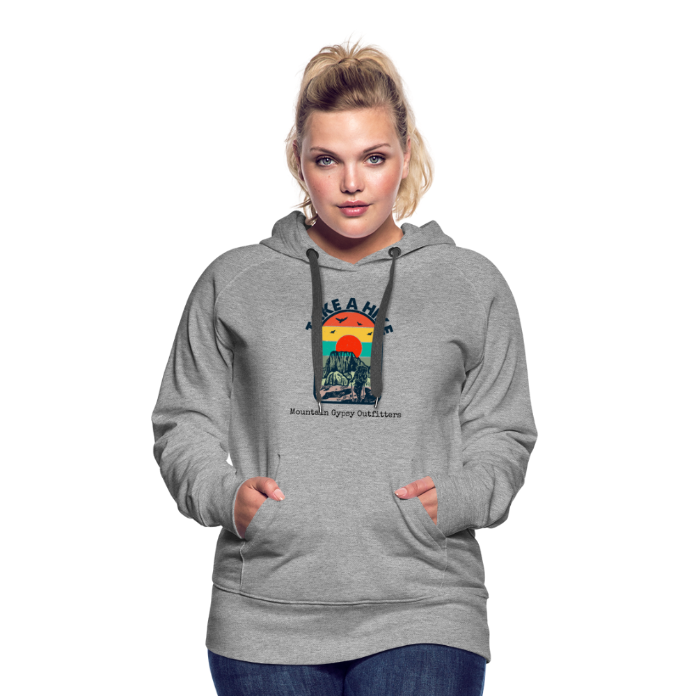 Take a Hike Hoodie - heather grey