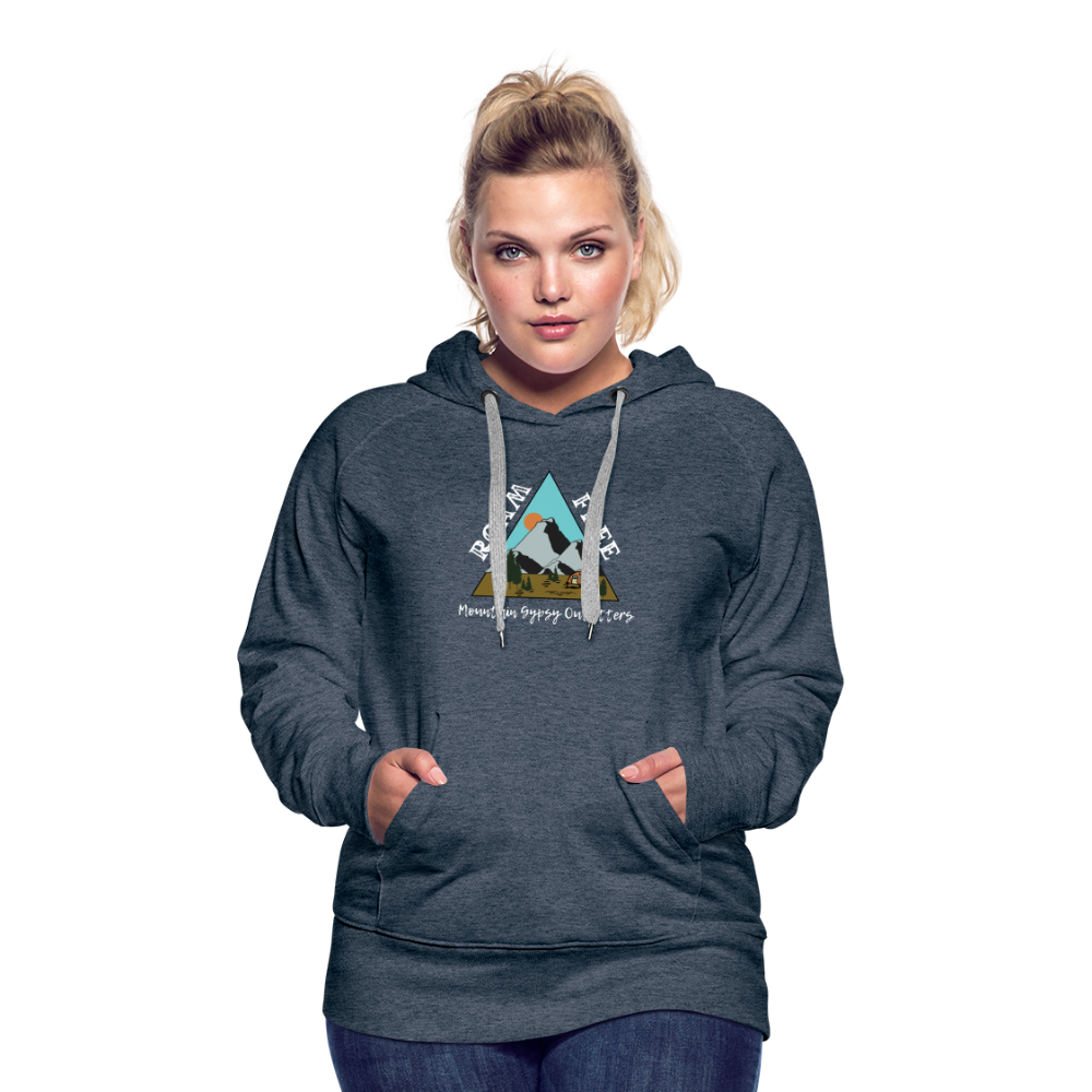 Roam Free Hoodie - heather denim