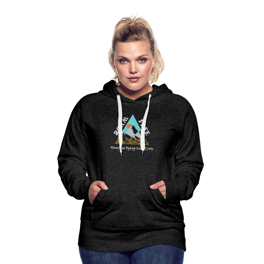 Roam Free Hoodie - charcoal grey