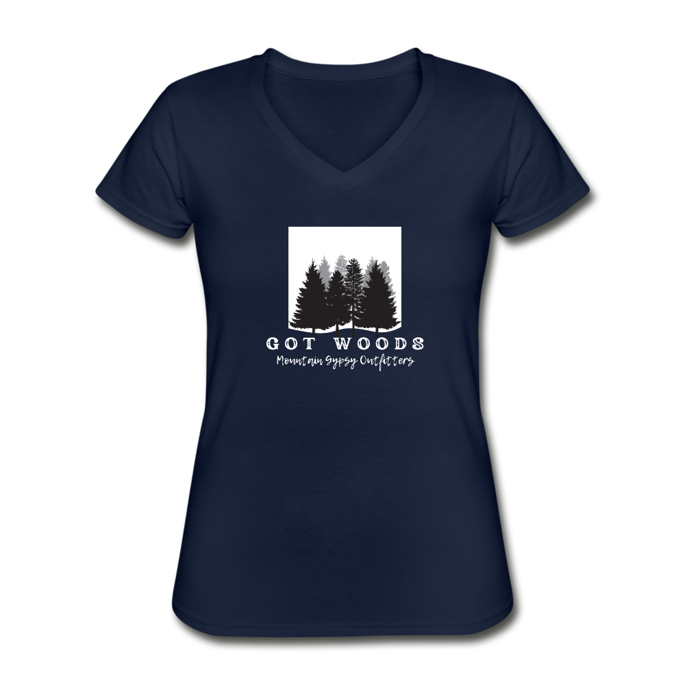 Got Woods V-neck Tee - navy