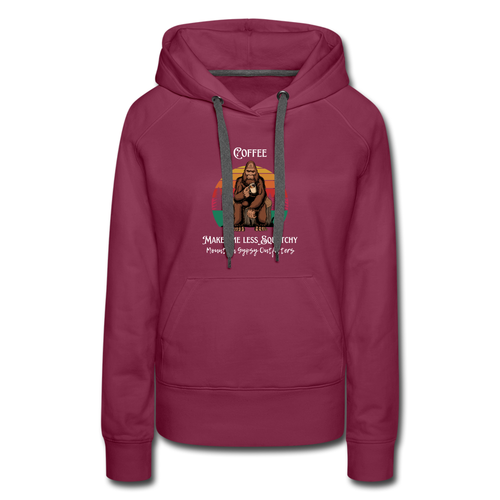 Squatchy Hoodie - burgundy
