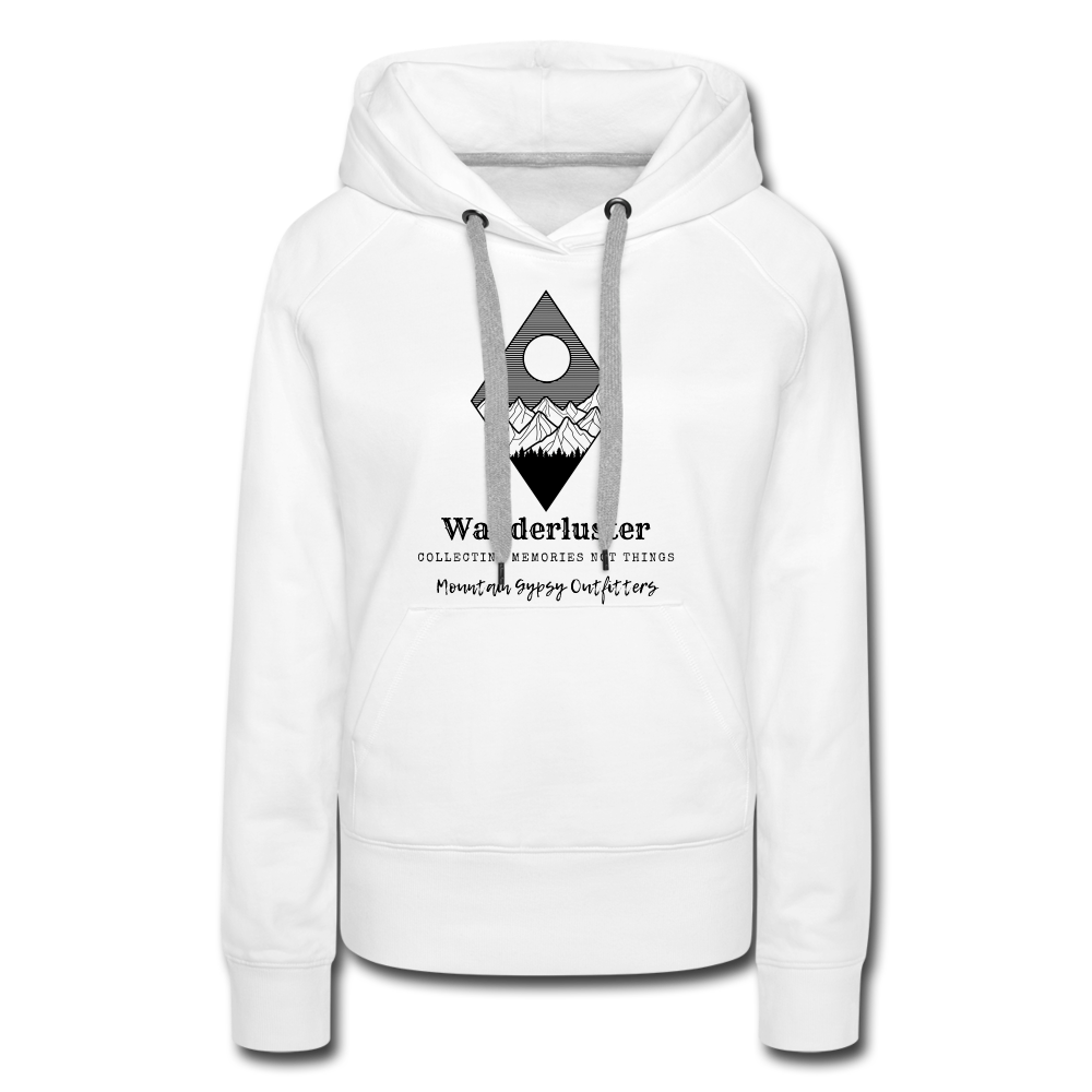 Wanderluster Hoodie - white