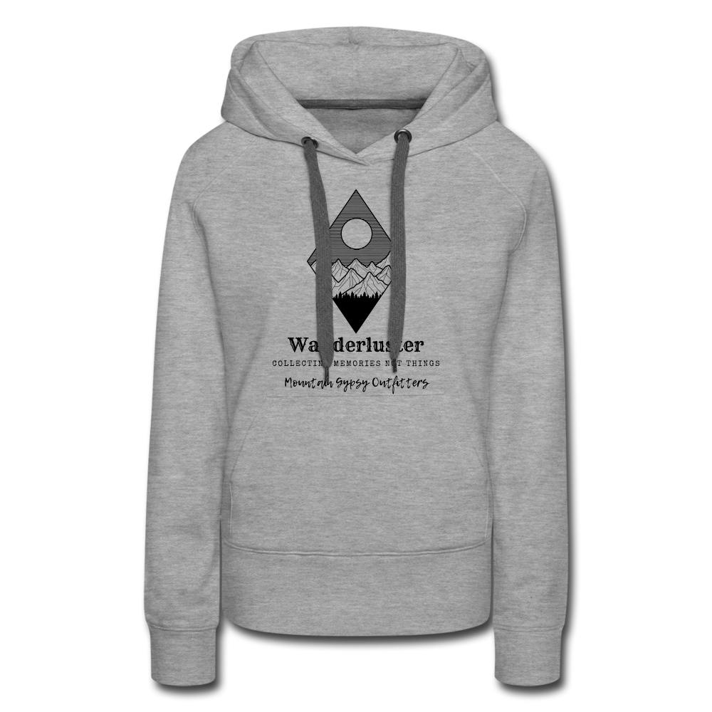 Wanderluster Hoodie - heather grey