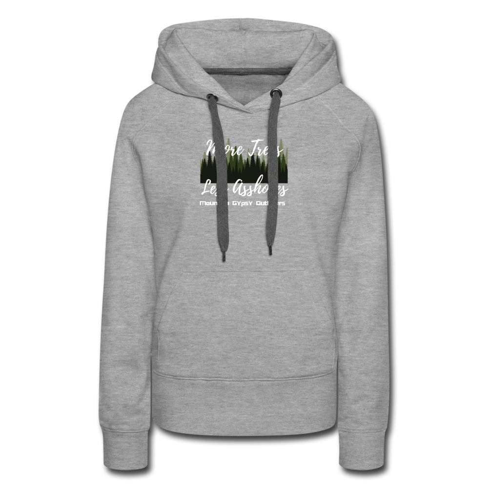More Trees Hoodie - heather grey