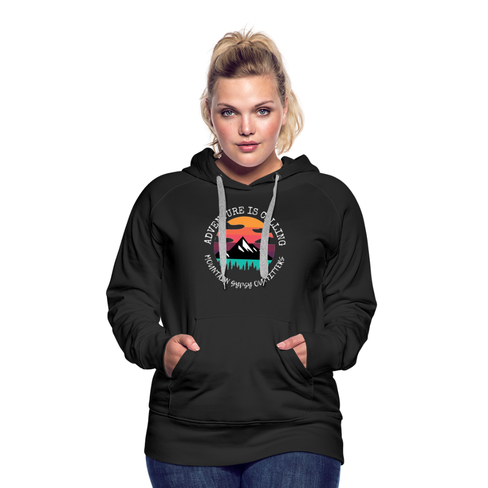 Adventure is Calling Hoodie - black