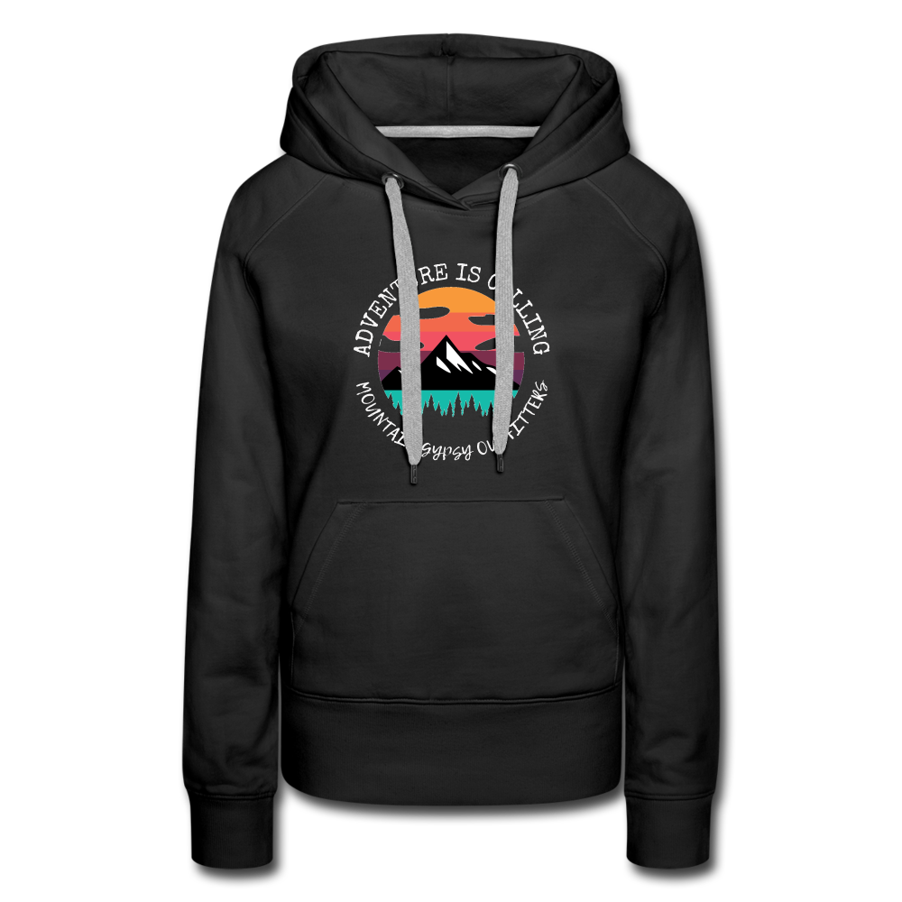 Adventure is Calling Hoodie - black