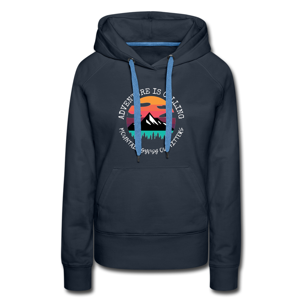 Adventure is Calling Hoodie - navy