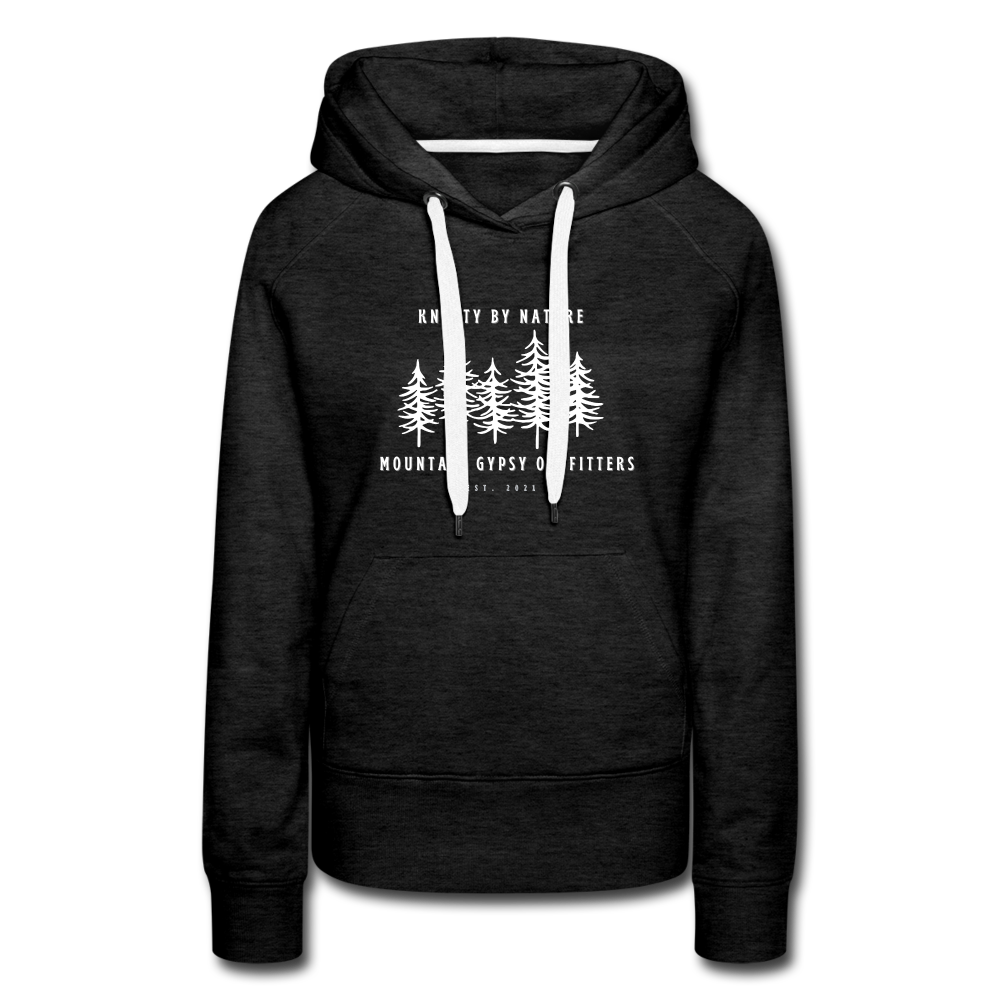 Knotty Hoodie - charcoal grey