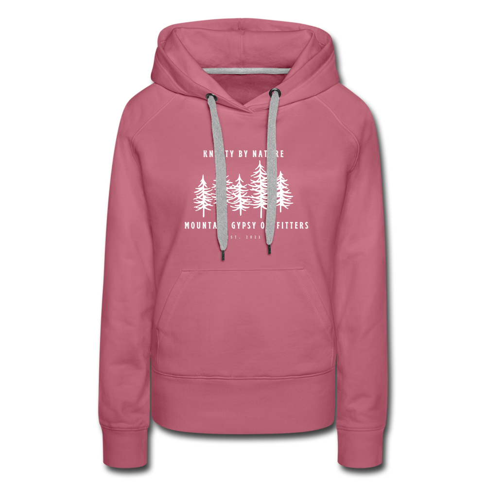 Knotty Hoodie - mauve