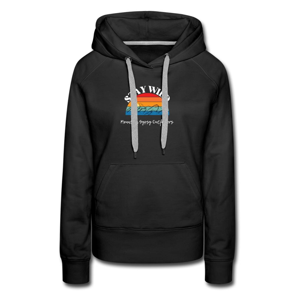 Stay Wild Hoodie - black