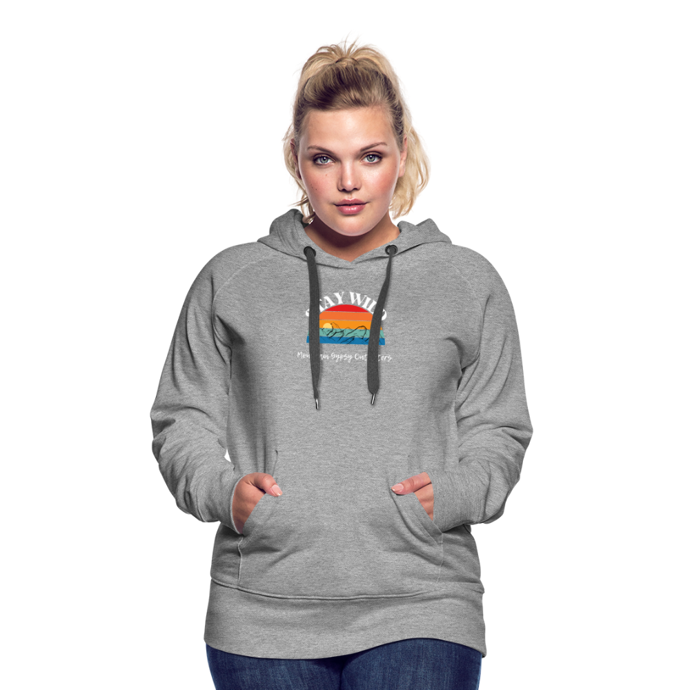 Stay Wild Hoodie - heather grey
