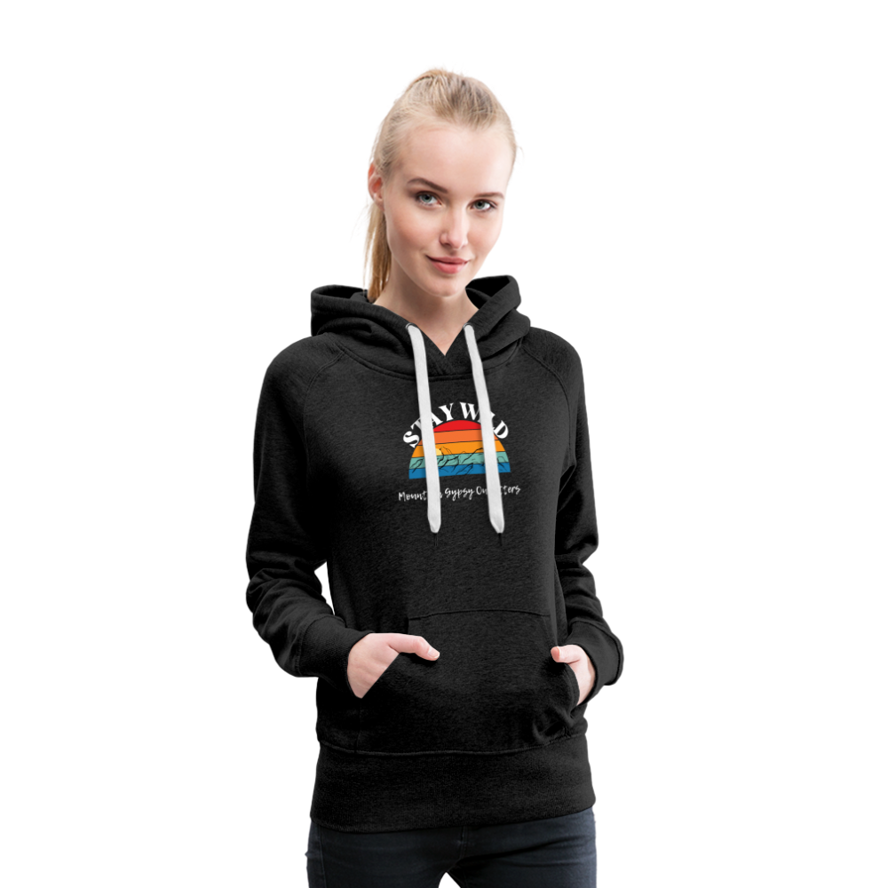 Stay Wild Hoodie - charcoal grey