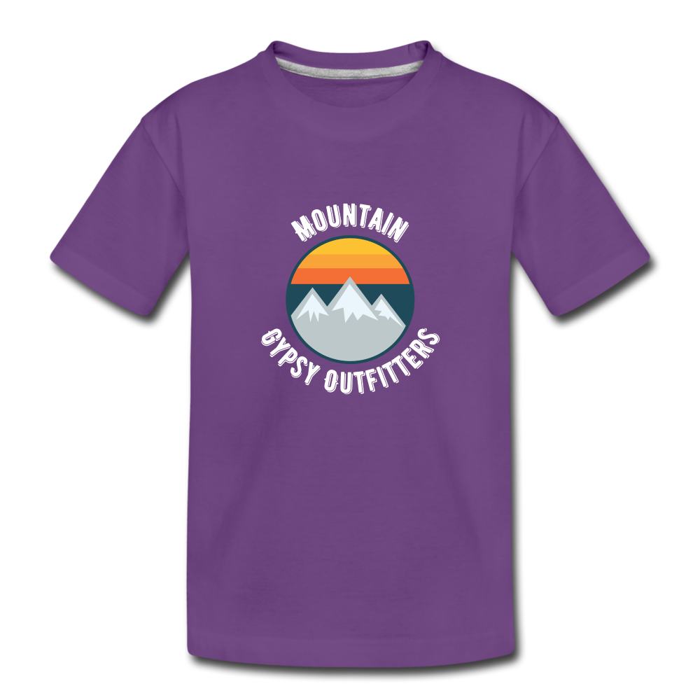 Retro MGO Kids Tee - purple