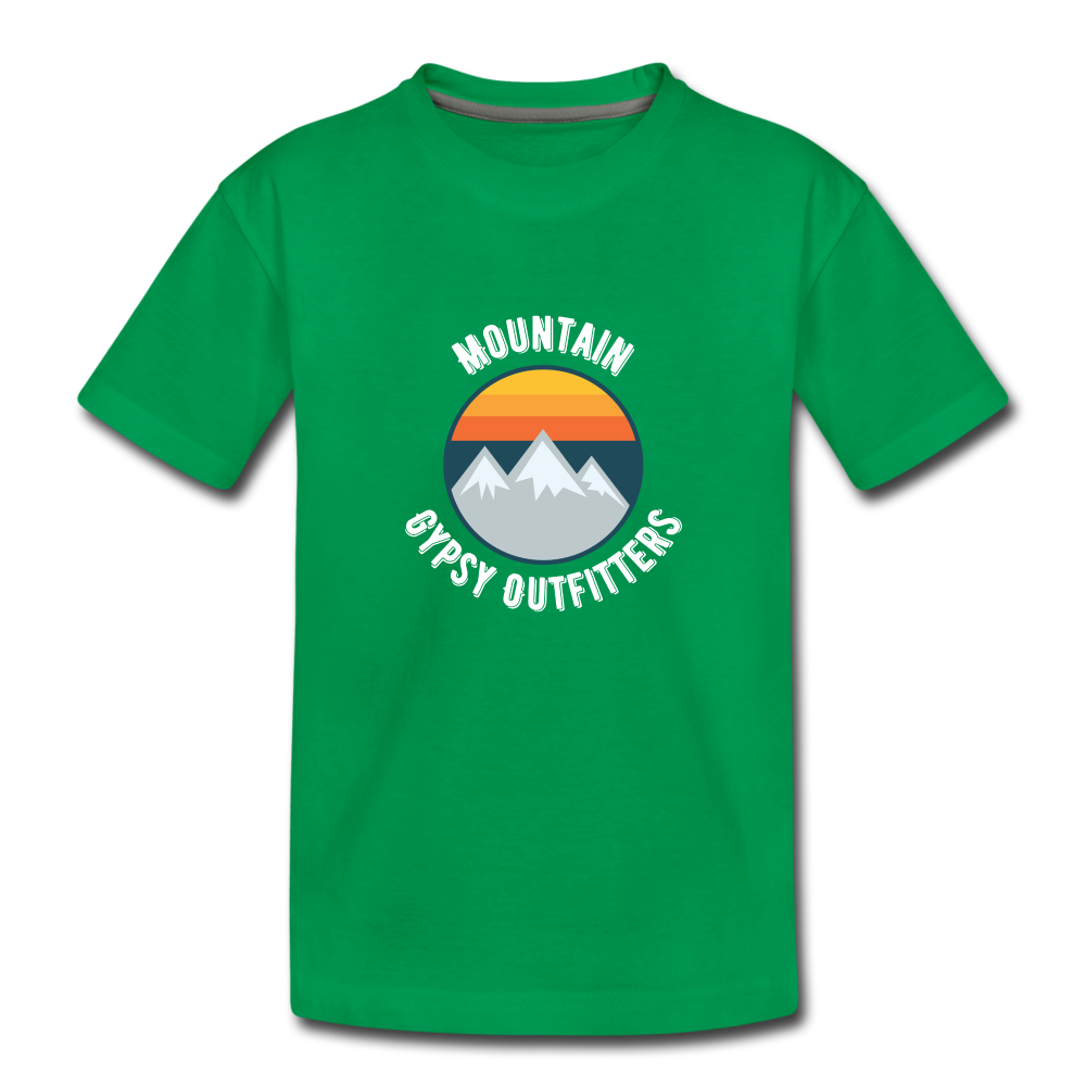 Retro MGO Kids Tee - kelly green