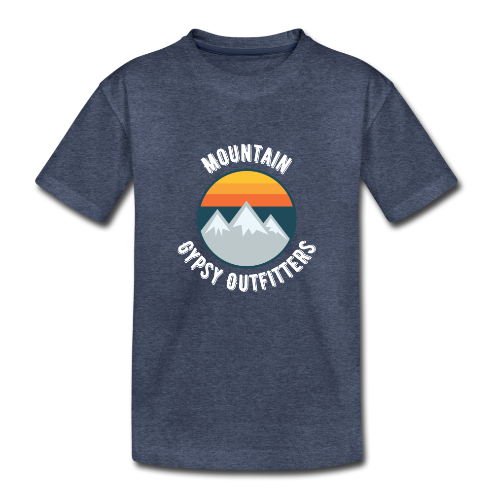 Retro MGO Toddler Tee - heather blue