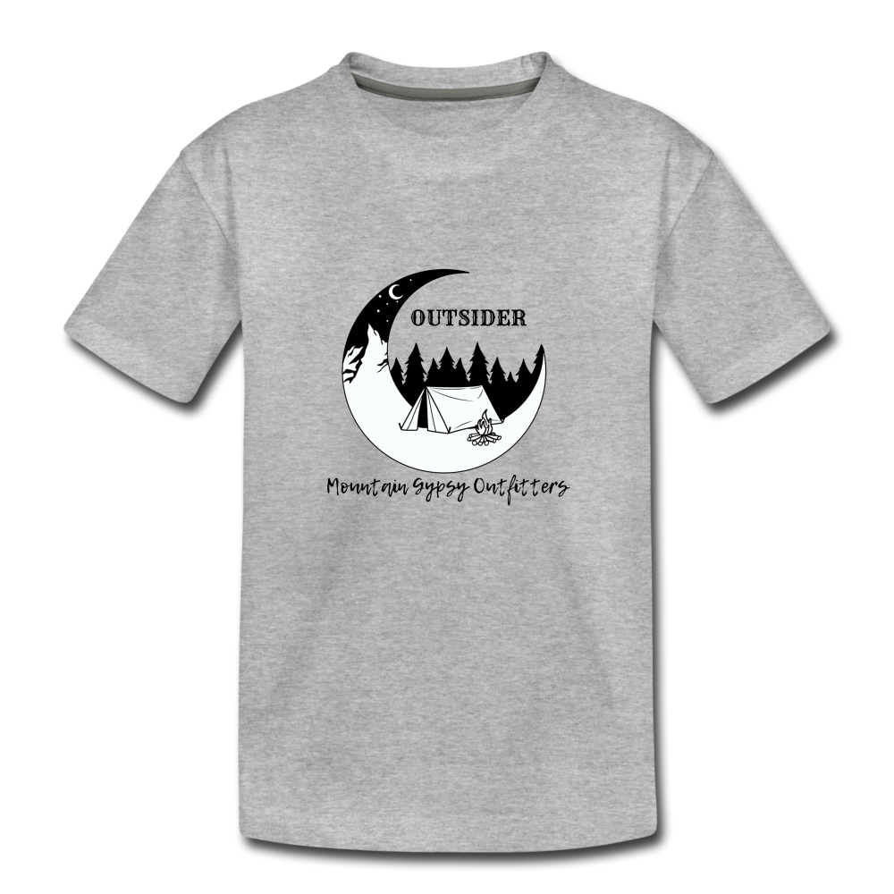 Outsider Toddler Tee - heather gray