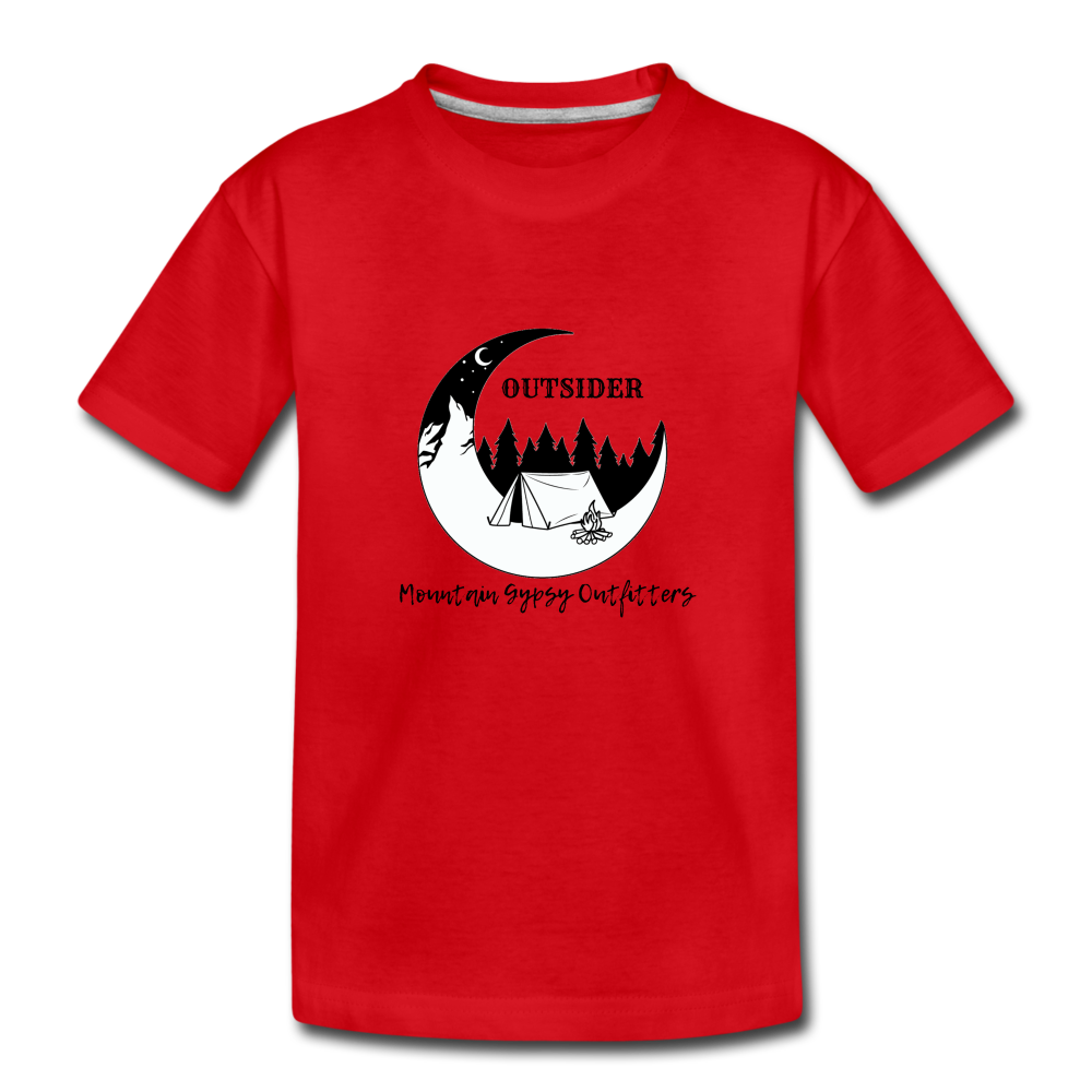 Outsider Toddler Tee - red