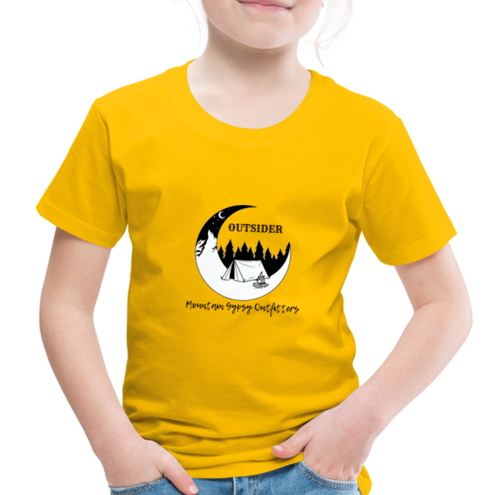 Outsider Toddler Tee - sun yellow