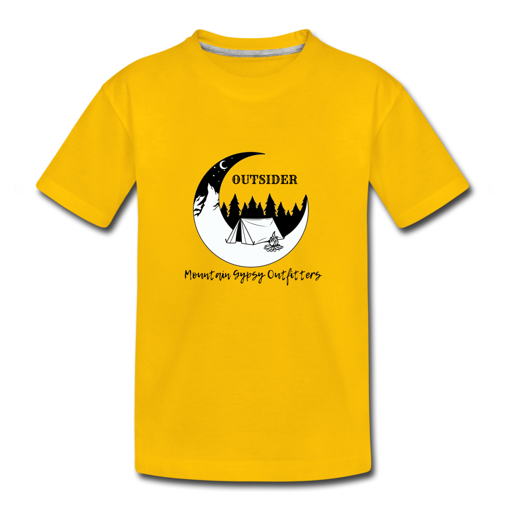 Outsider Toddler Tee - sun yellow