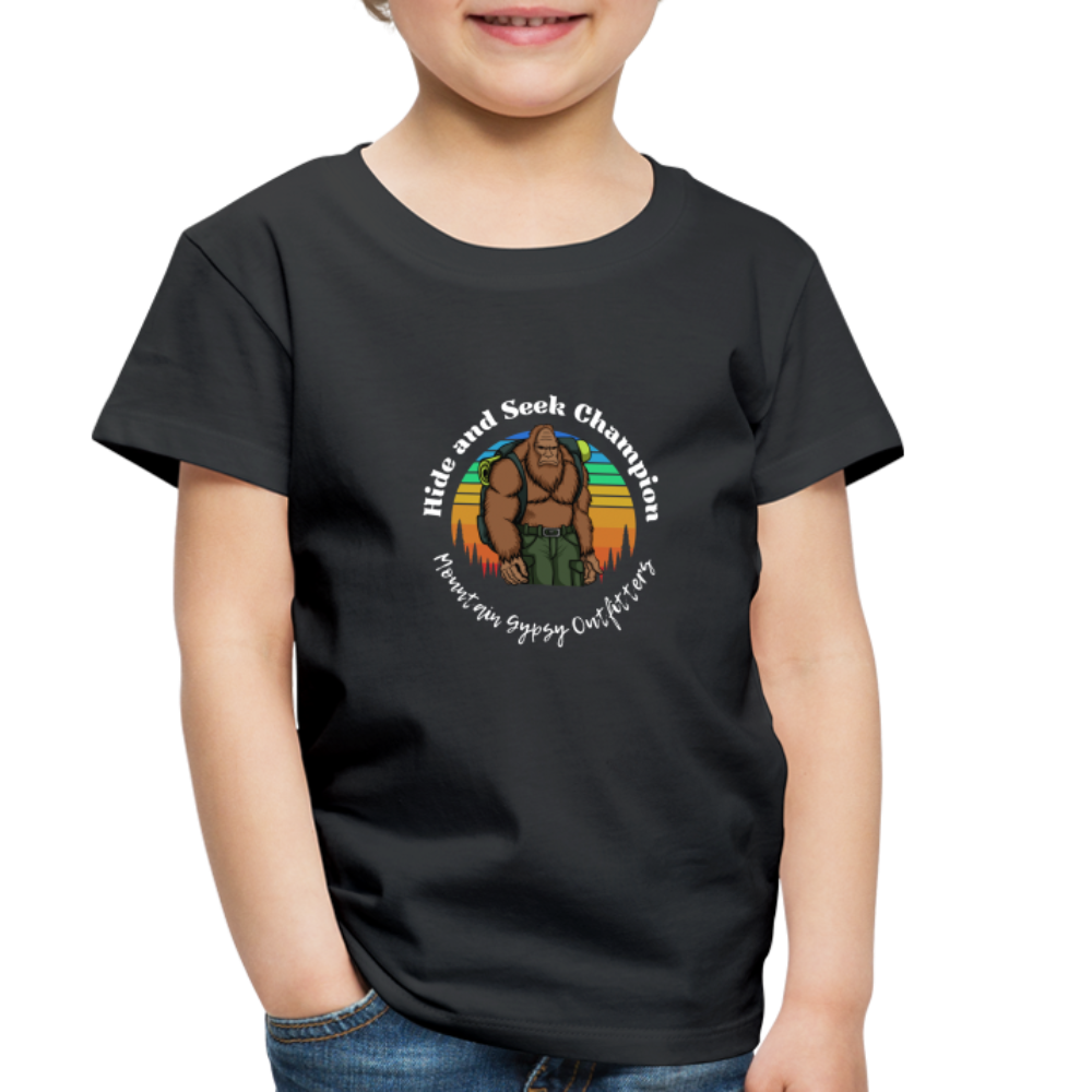 Hide and Seek Champ Toddler Tee - black