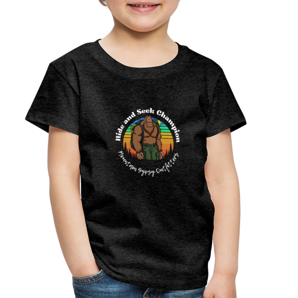 Hide and Seek Champ Toddler Tee - charcoal grey
