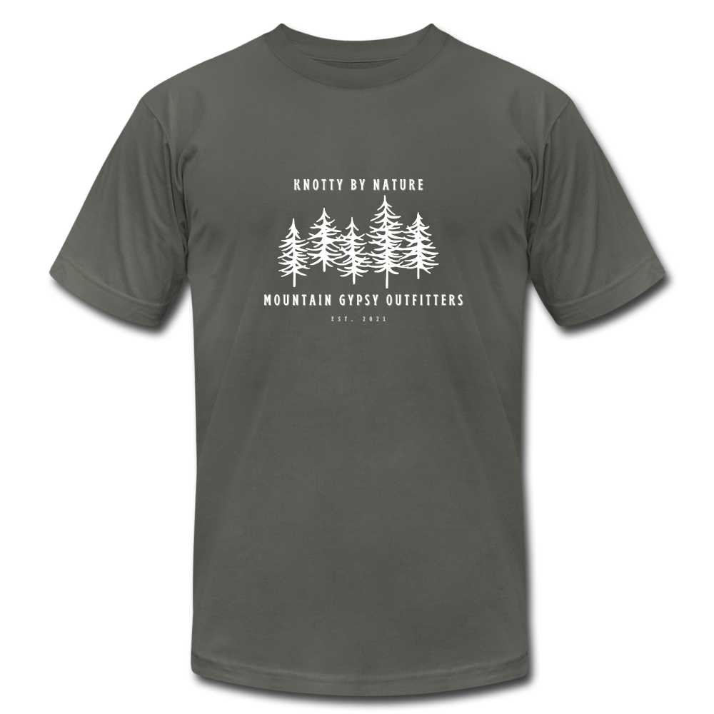Knotty Tee - asphalt